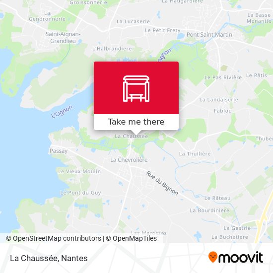 La Chaussée map