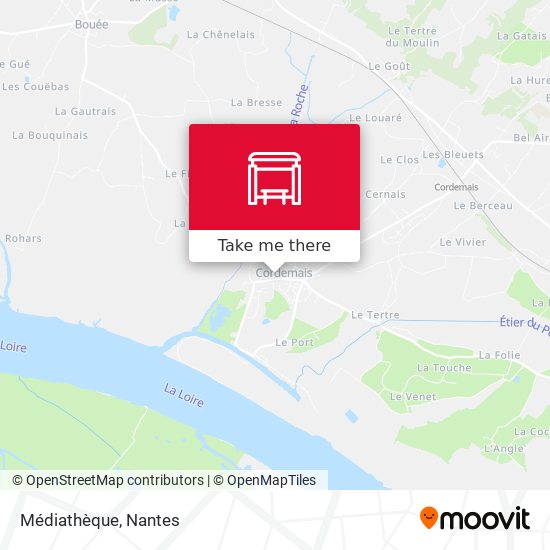 Médiathèque map