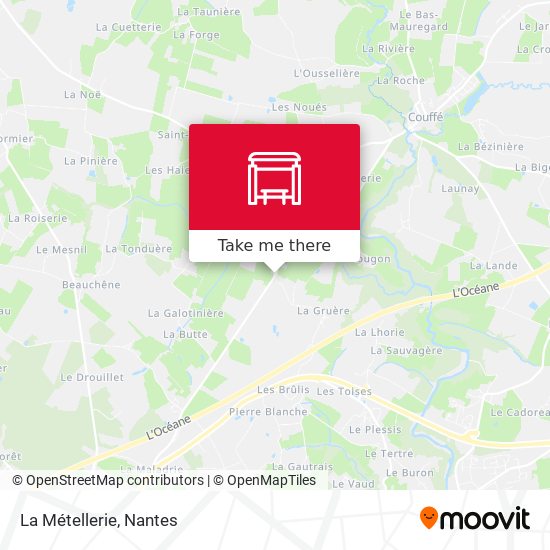 La Métellerie map