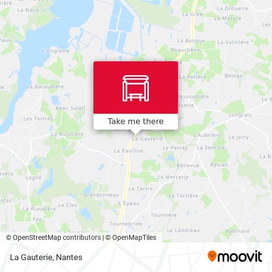 La Gauterie map