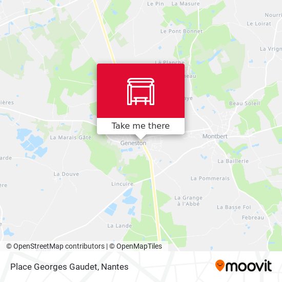 Place Georges Gaudet map