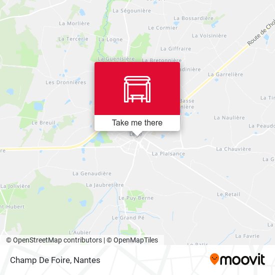 Champ De Foire map