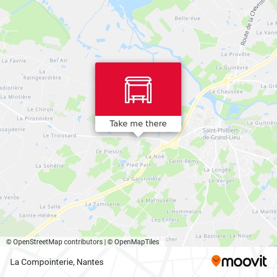 La Compointerie map