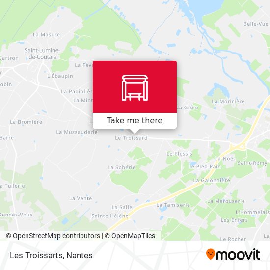 Les Troissarts map