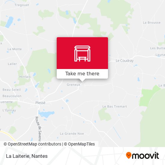 La Laiterie map
