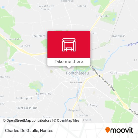 Charles De Gaulle map