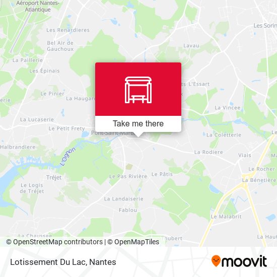Lotissement Du Lac map