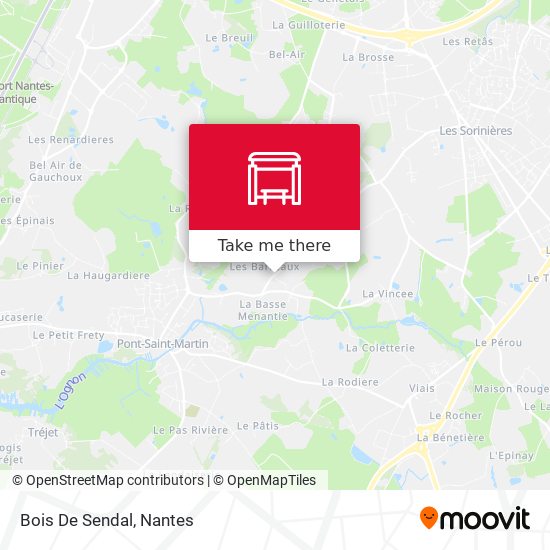 Bois De Sendal map
