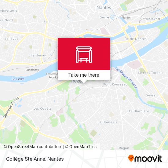 Collège Ste Anne map