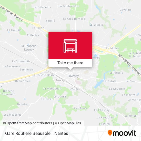 Gare Routière Beausoleil map