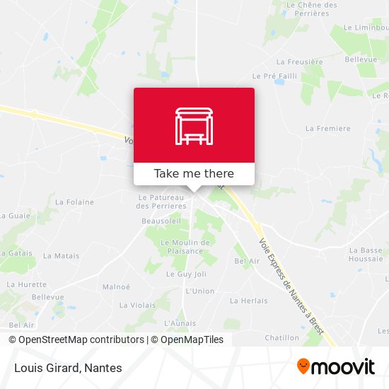 Louis Girard map
