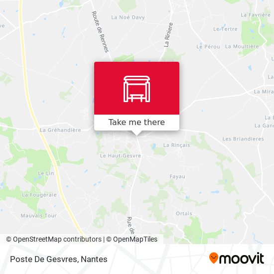 Poste De Gesvres map