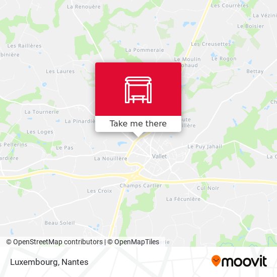 Luxembourg map