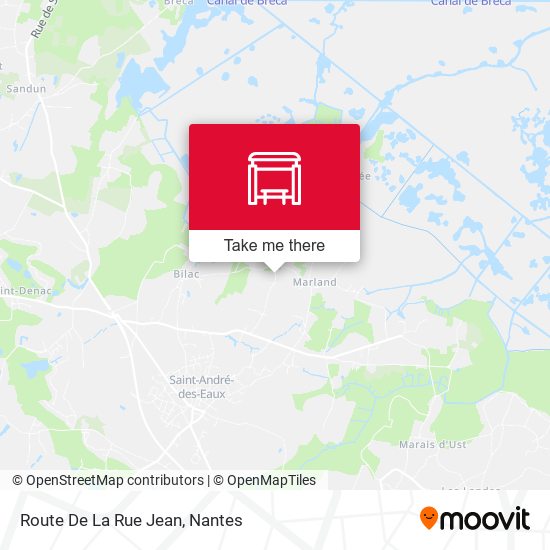 Route De La Rue Jean map