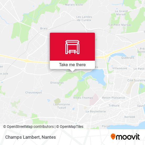 Champs Lambert map