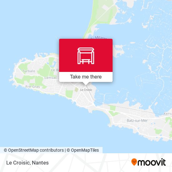 Le Croisic map