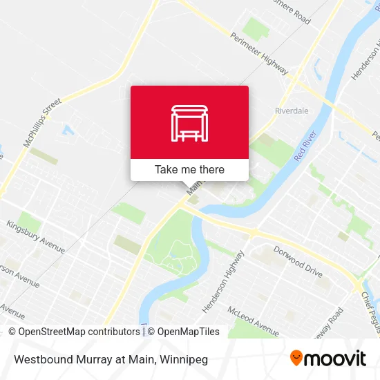 Westbound Murray at Main map