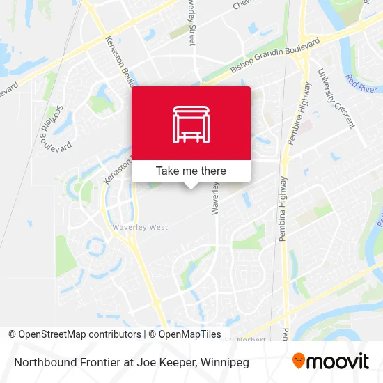 Northbound Frontier at Joe Keeper map