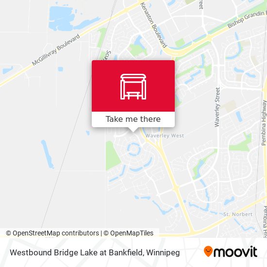 Westbound Bridge Lake at Bankfield plan