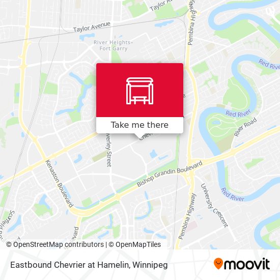 Eastbound Chevrier at Hamelin plan