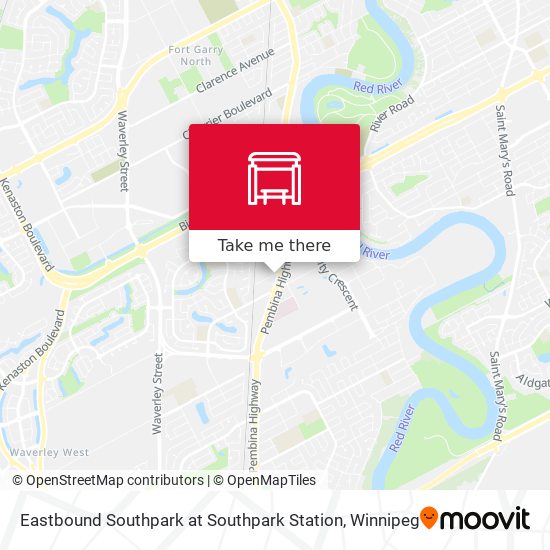 Eastbound Southpark at Southpark Station plan