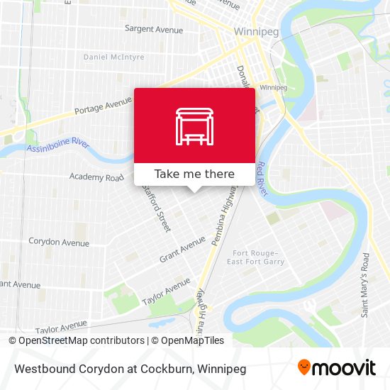 Westbound Corydon at Cockburn map