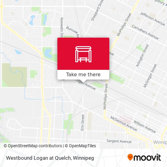 Westbound Logan at Quelch plan