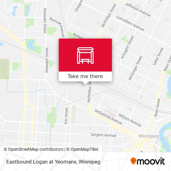 Eastbound Logan at Yeomans plan