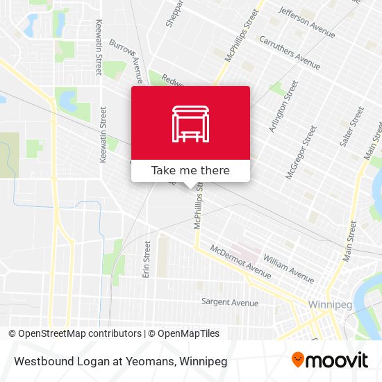 Westbound Logan at Yeomans plan