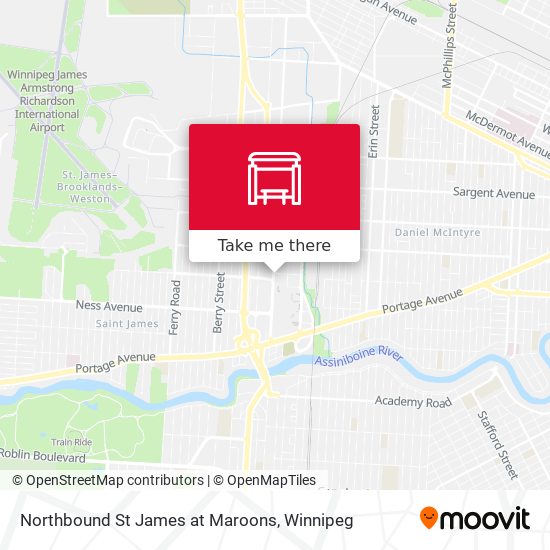 Northbound St James at Maroons plan