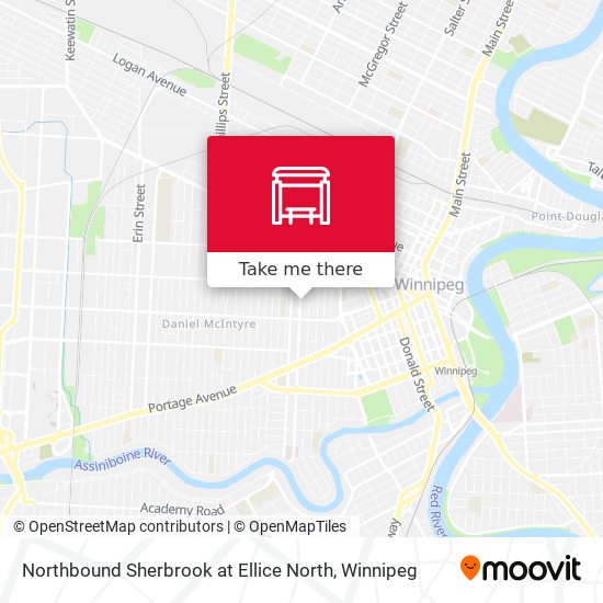 Northbound Sherbrook at Ellice North plan