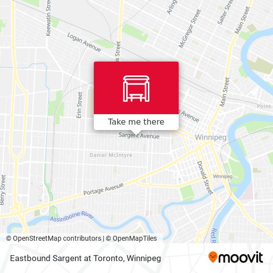 Eastbound Sargent at Toronto plan