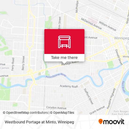 Westbound Portage at Minto plan