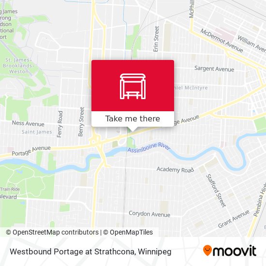 Westbound Portage at Strathcona plan