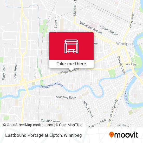 Eastbound Portage at Lipton plan