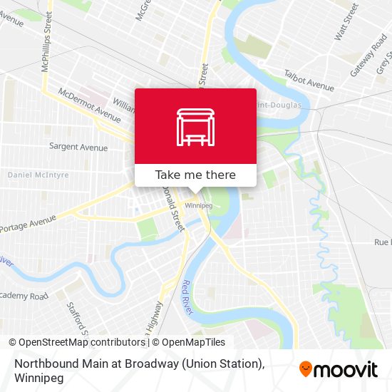 Northbound Main at Broadway (Union Station) plan