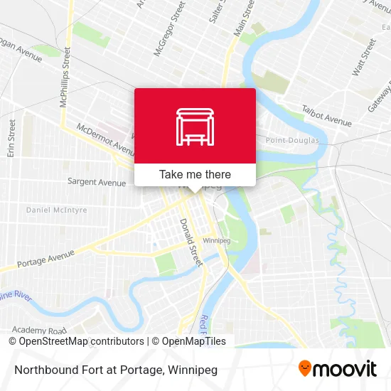 Northbound Fort at Portage plan
