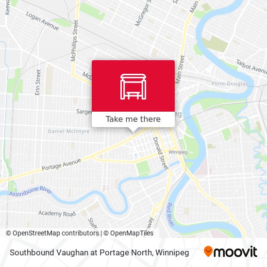 Southbound Vaughan at Portage North plan