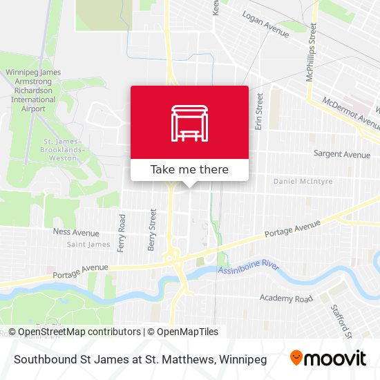 Southbound St James at St. Matthews plan