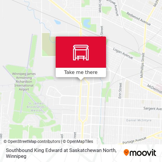 Southbound King Edward at Saskatchewan North plan