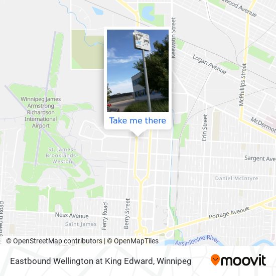 Eastbound Wellington at King Edward plan