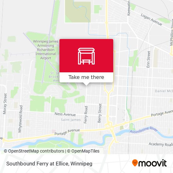 Southbound Ferry at Ellice plan