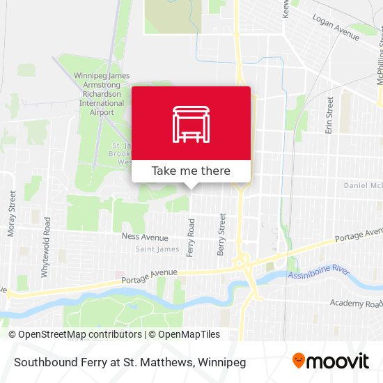 Southbound Ferry at St. Matthews map