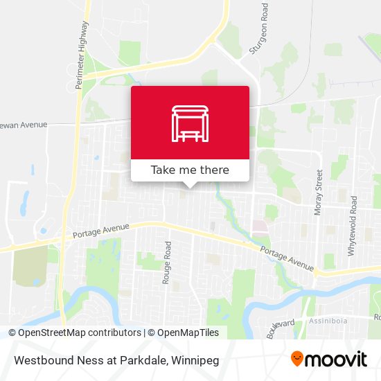 Westbound Ness at Parkdale plan