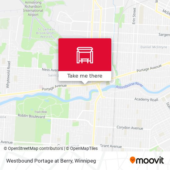 Westbound Portage at Berry plan