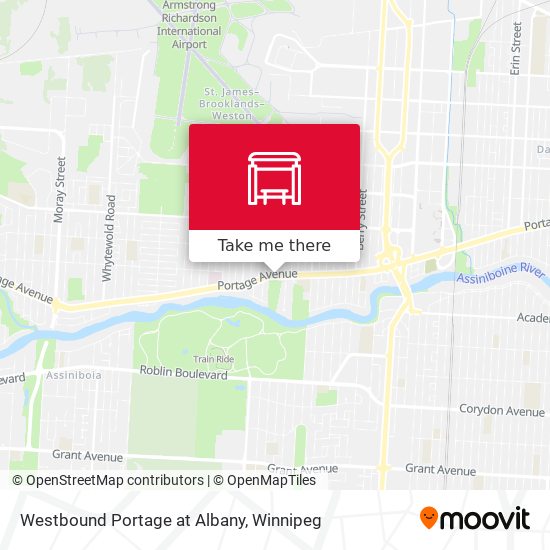 Westbound Portage at Albany plan