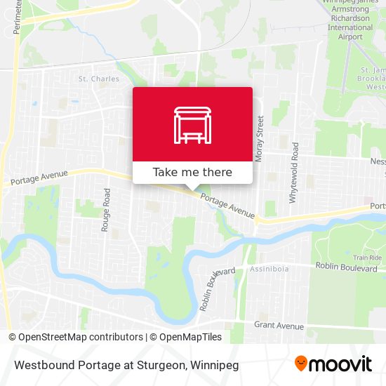 Westbound Portage at Sturgeon plan