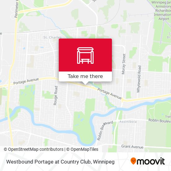 Westbound Portage at Country Club plan