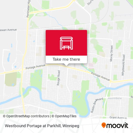 Westbound Portage at Parkhill plan