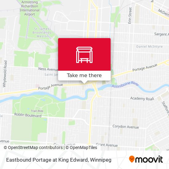 Eastbound Portage at King Edward plan